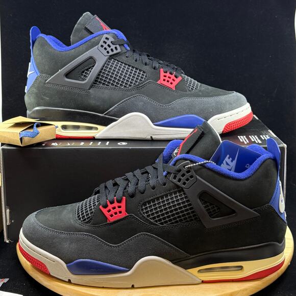 Jordan Air Jordan 4 Retro Rare Air White/ Black/Fire Red FV5029-003 Size 12.5 main image 5